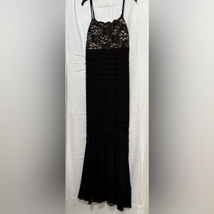 Elegant Black Layered Skirt